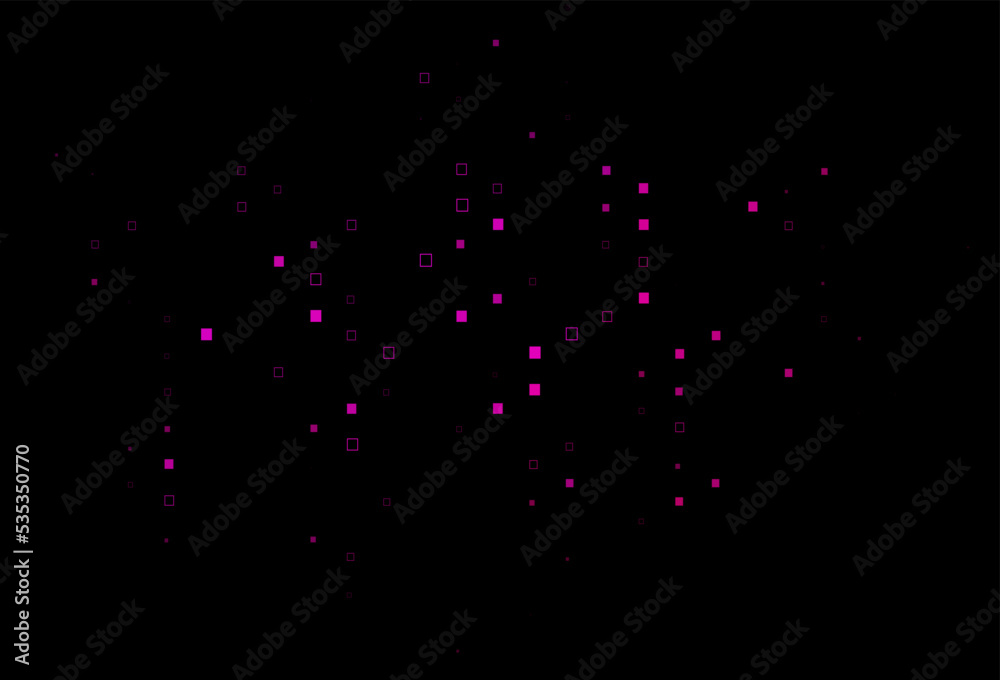 Dark Pink vector template with square style. Dark Pink vector template with square style.