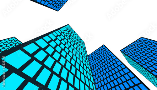 Wallpaper Mural City illustration architectural vector drawing Torontodigital.ca
