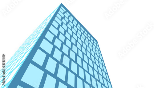 City illustration architectural vector drawing