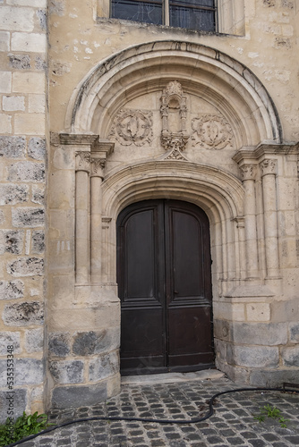 Collegiate Church of Notre-Dame (founded between 1016 and 1031). Melun, Seine-et-Marne department, Ile-de-France region, France. © dbrnjhrj