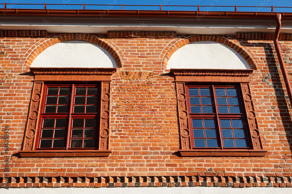Two windows in Kaunas, Lithuania