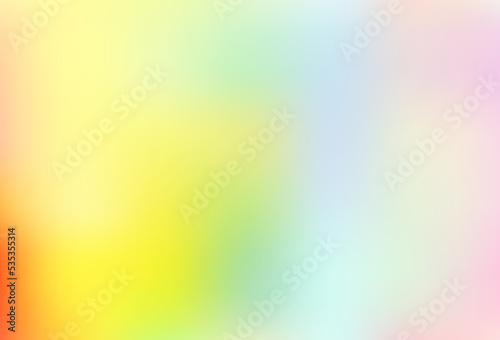 Light Multicolor  Rainbow vector abstract blurred background.