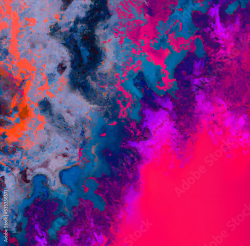 Abstract art liquid paint mixing pastel gradient background swirling together