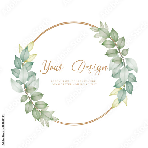 Watercolor flower wreath Vectors   Illustrations 