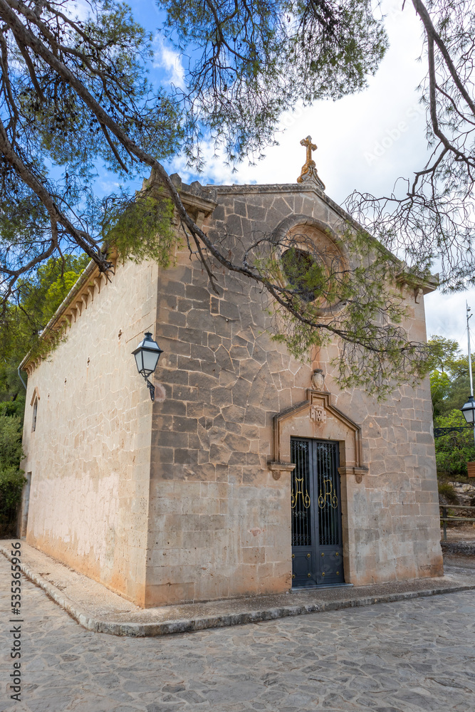Weg zum Castell de Bellver | Burg | Palma de Mallorca | Spanien |
