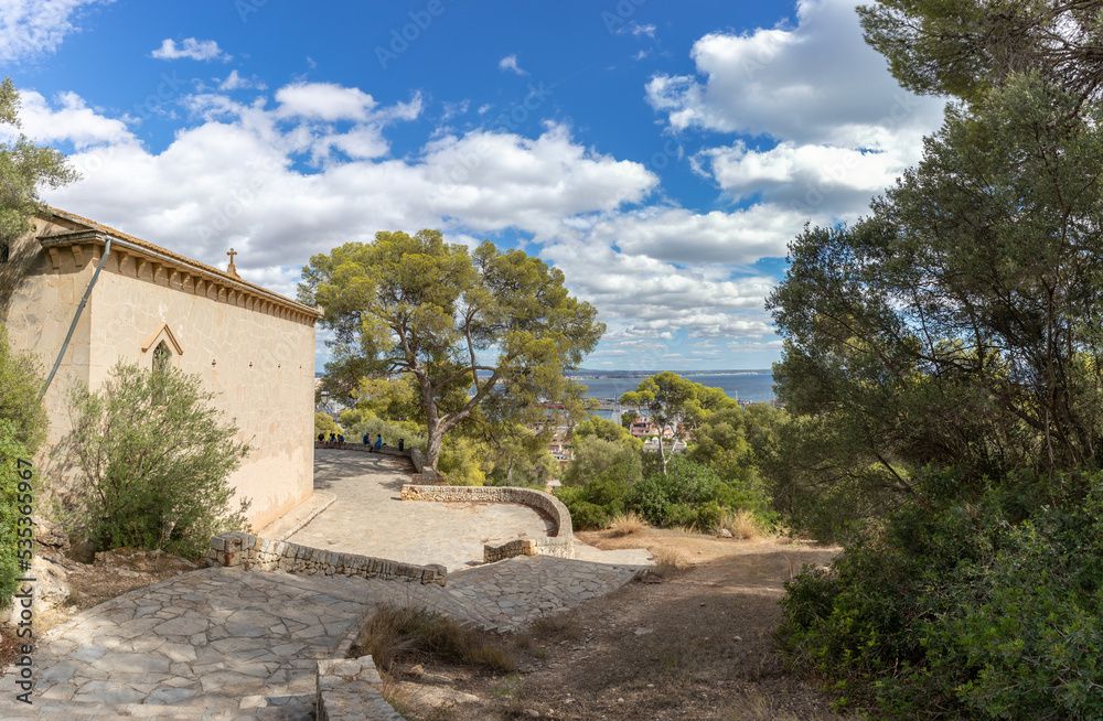 Aussicht auf dem Weg zum Castell de Bellver | Burg | Palma de Mallorca | Spanien | Aussicht auf dem Weg zum Castell de Bellver | Burg | Palma de Mallorca | Spanien |