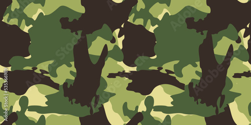 Vector graphic of Camouflage seamless pattern background. Trendy style camo, repeat print. camouflage military seamless pattern. vector eps10.