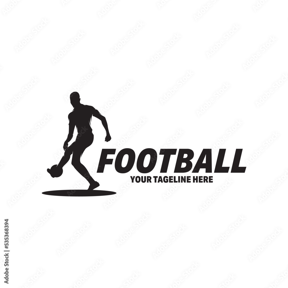 Soccer player logo design inspiration
