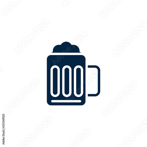 Beer concept line icon. Simple element illustration. Beer concept outline symbol design.