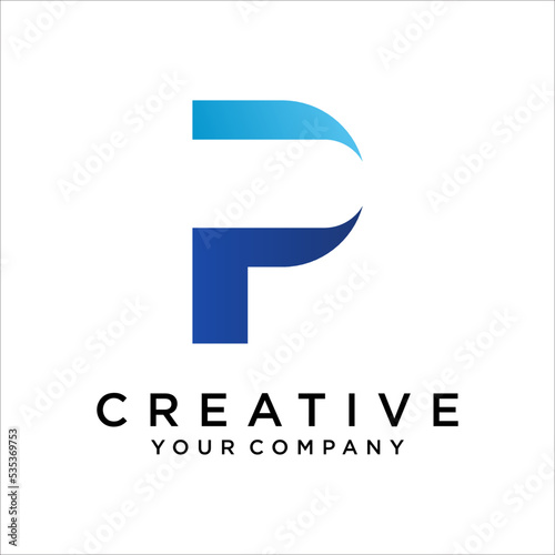 P Letter Logo Design Icon Template Free Download P Letter Logo Design Icon Template - GFXLoad