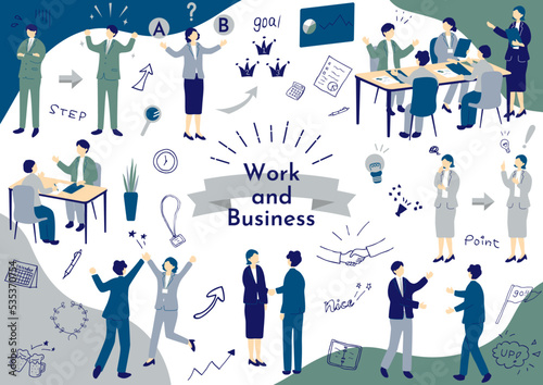 ビジネスシーン素材集