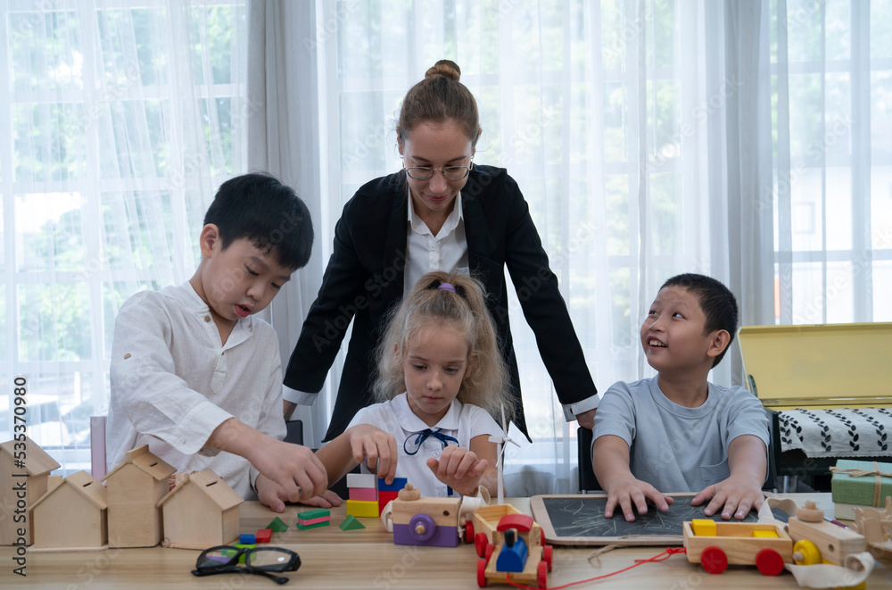 teacher and student at school teacher and student at school