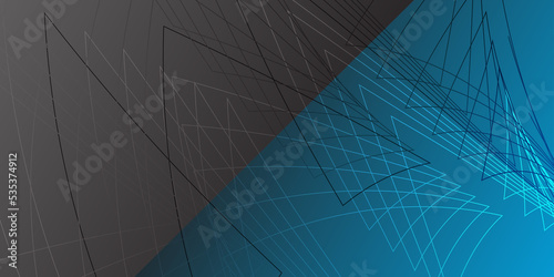 Abstract blue and black background