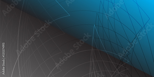 Abstract blue and black background