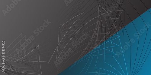 Abstract blue and black background