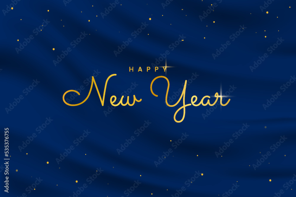 2023 Happy new year background banner. Greeting Card, Poster. Vector Illustration.