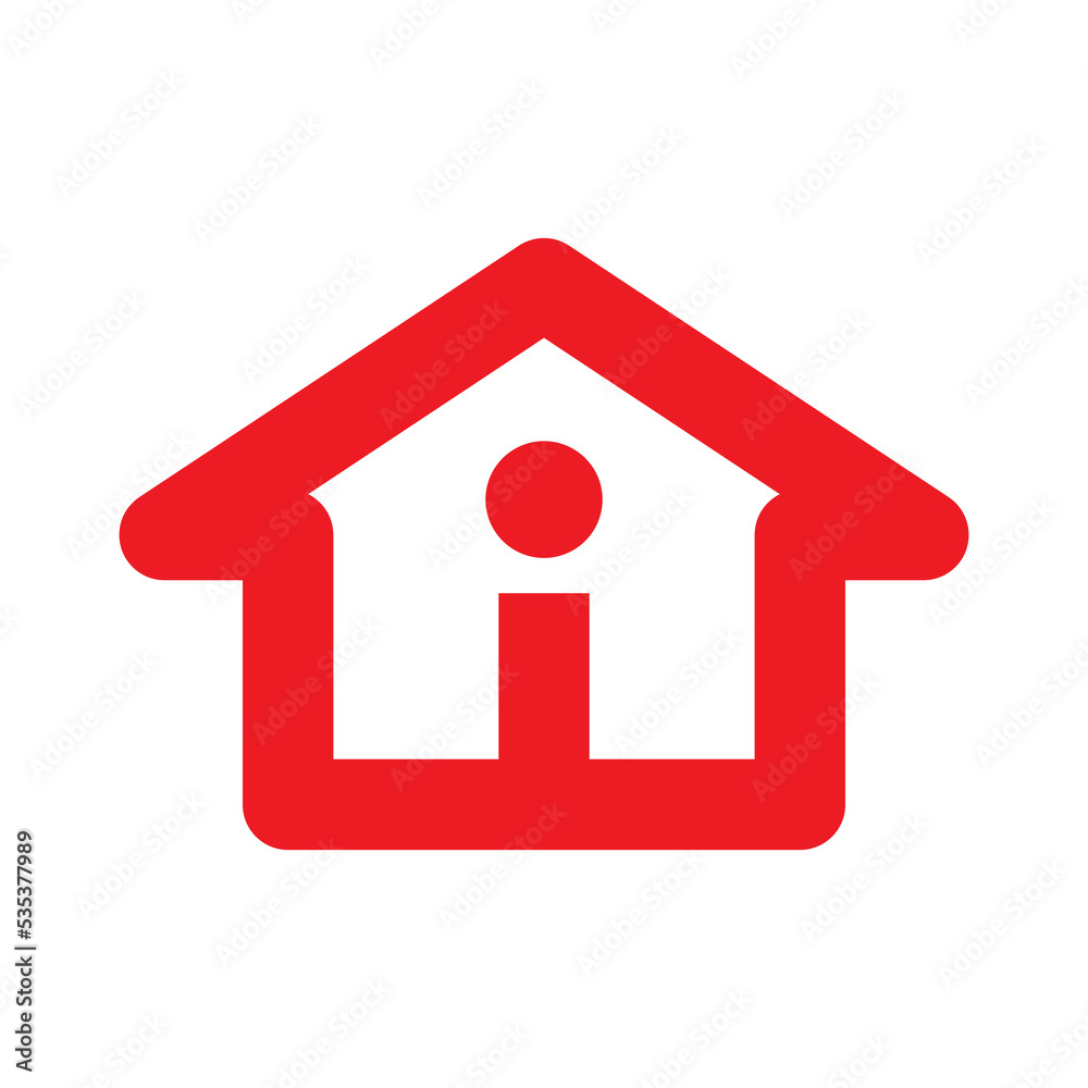 Home logo design with letter I for real estate logo design Home logo design with letter I for real estate logo design