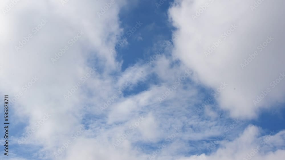 Blue sky with white clouds, beautiful nature Blue sky with white clouds, beautiful nature