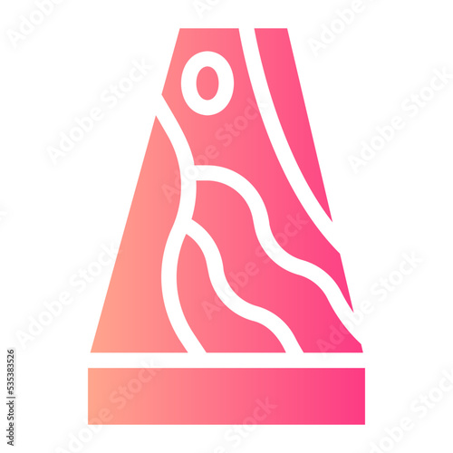wood plank gradient icon
