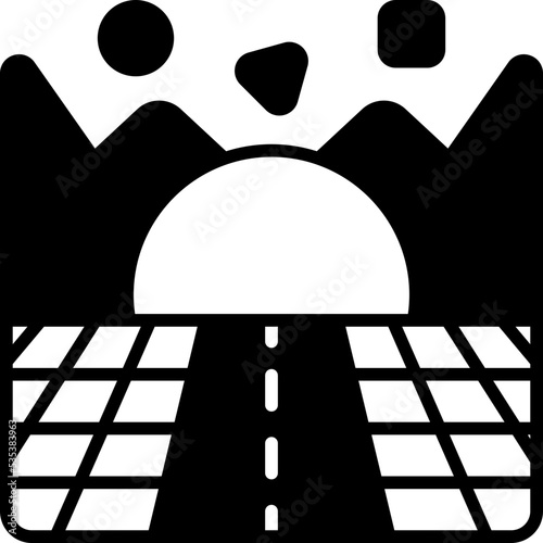 cyberspace solid icon