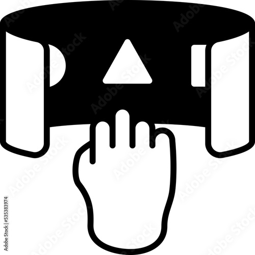 interaction solid line icon