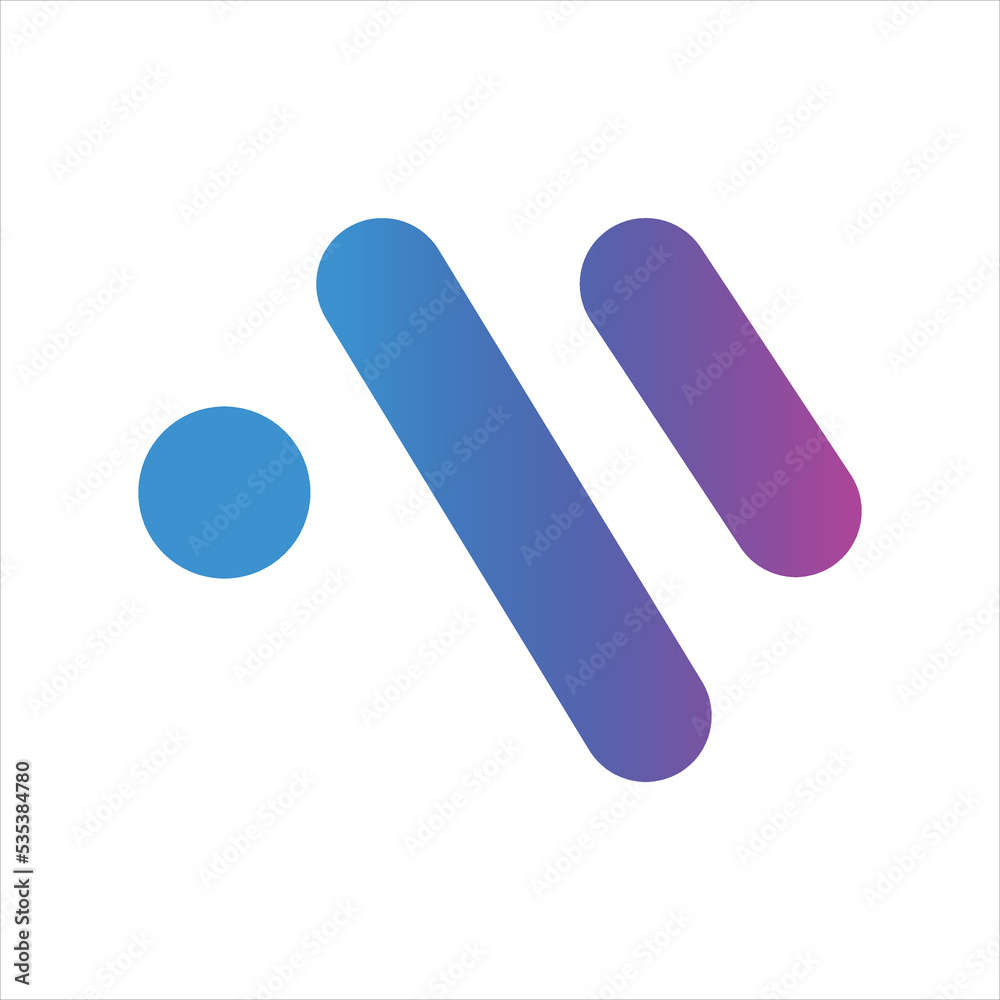 Abstract logo design in latter M. Tech logo design Abstract logo design in latter M. Tech logo design