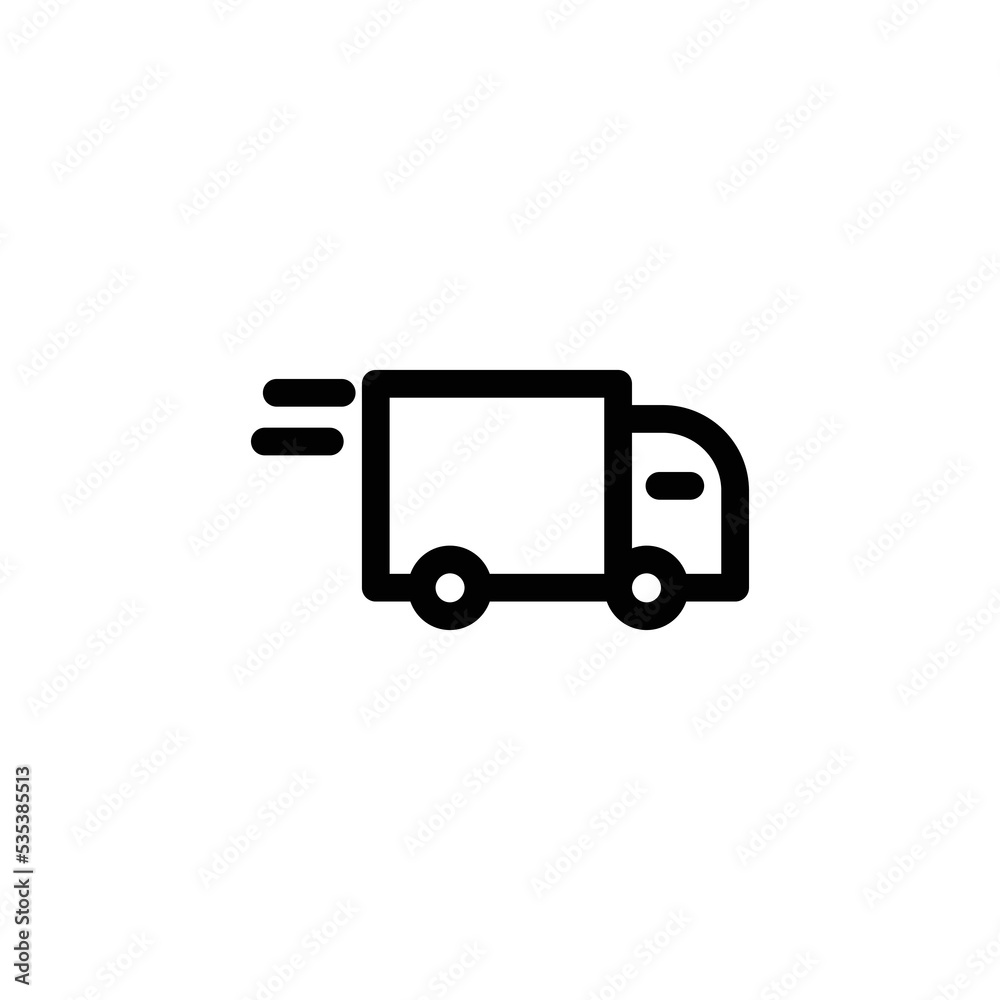 This Truck Delivery icon is suitable for your web, apk, or additional projects