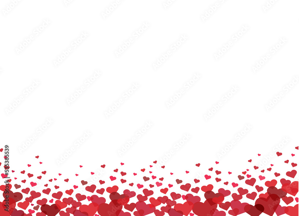 Obraz premium red heart and space background 