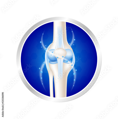 Label aluminum healthy bone. Vitamin and Calcium minerals. logo template for use in product design. Medical food supplement concepts. 3D Realistic Vector EPS10.