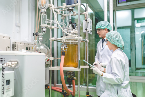 medical scientist with cann...