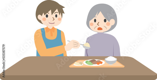 介護　食事介助