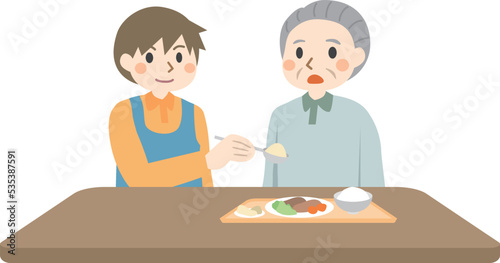 介護　食事介助