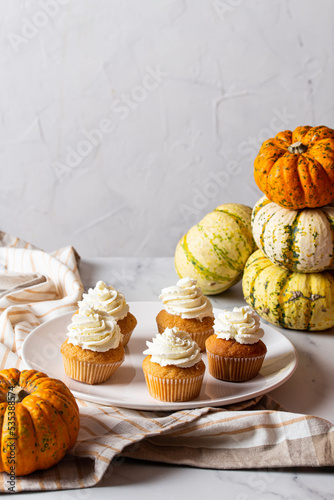 Pumpkin cupcakes