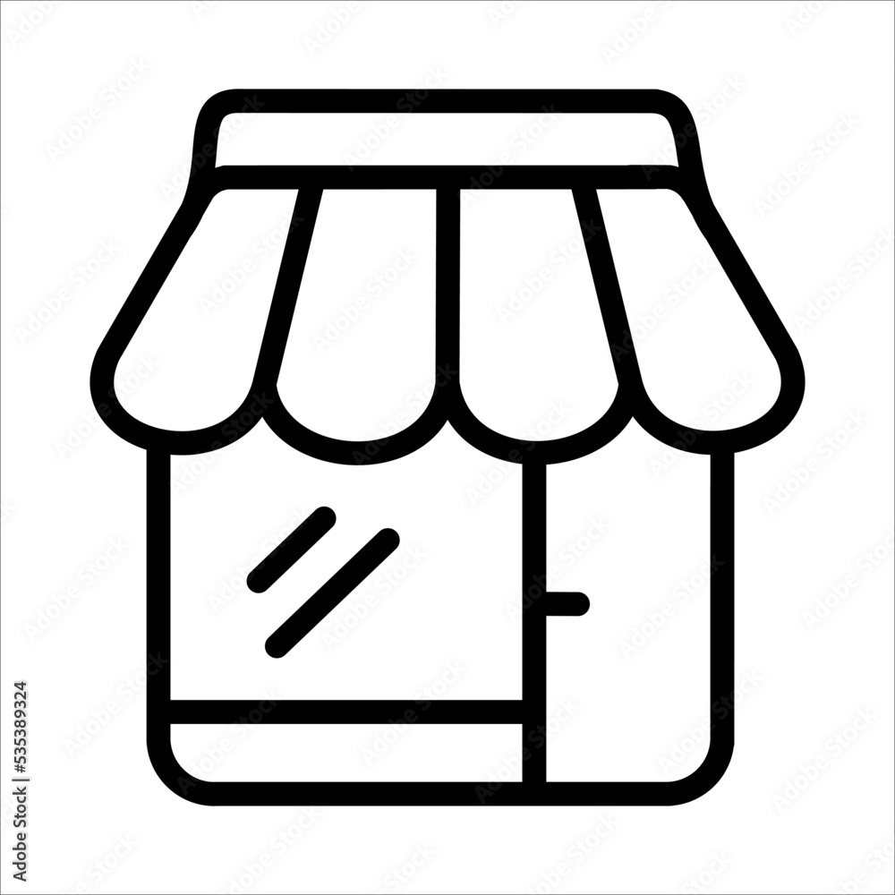 Store Icon Logo Design Vector Template Illustration Sign And Symbol Pixels Perfect Store Icon Logo Design Vector Template Illustration Sign And Symbol Pixels Perfect
