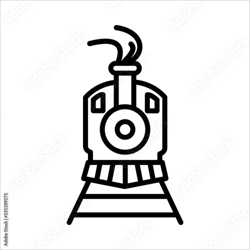 Train Icon Logo Design Vector Template Illustration Sign And Symbol Pixels Perfect