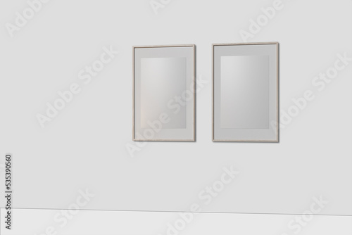 frame on wall