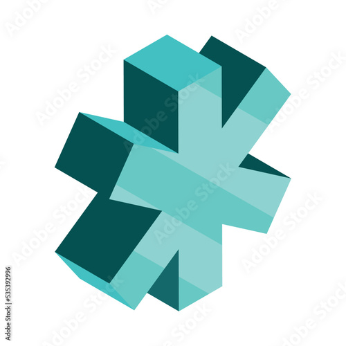 Free Download isometric cross medical - GFXLoad