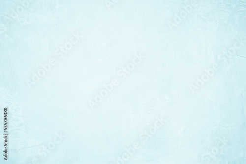 Pastel blue light concrete texture for background. Surface cement stone wall dry have scratched sand grunge soft. Paint paintbrush watercolor on ceramic.