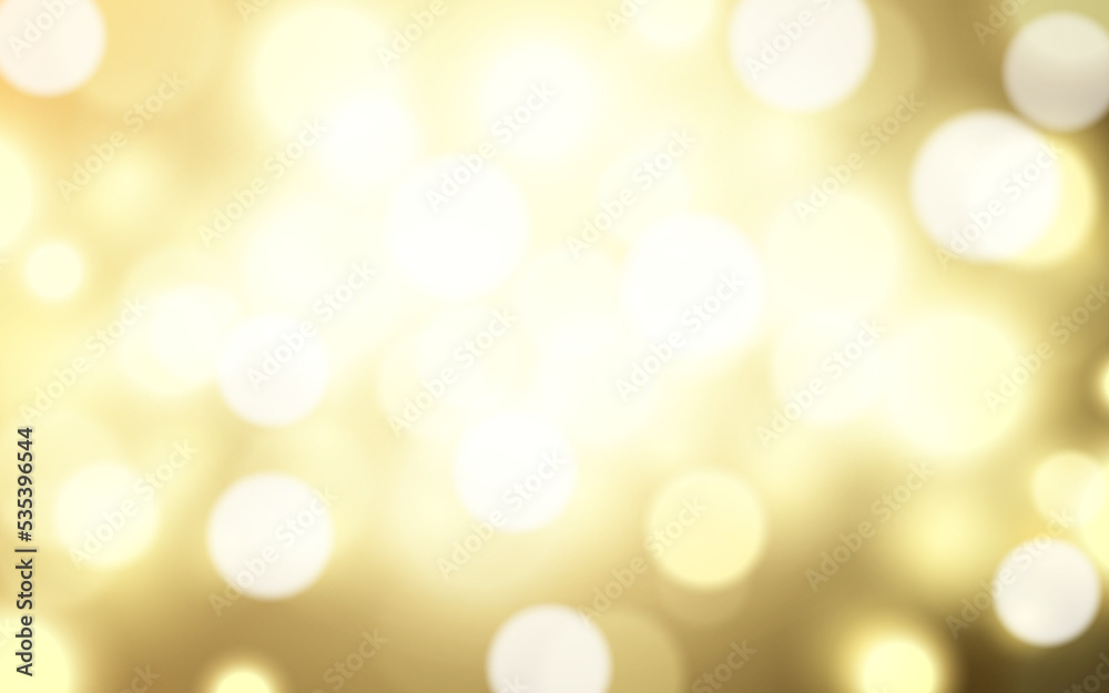 Obraz premium Golden luxury bokeh soft light abstract background, Vector eps 10 illustration bokeh particles, Background decoration