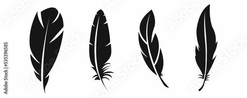 Feather Set Vector