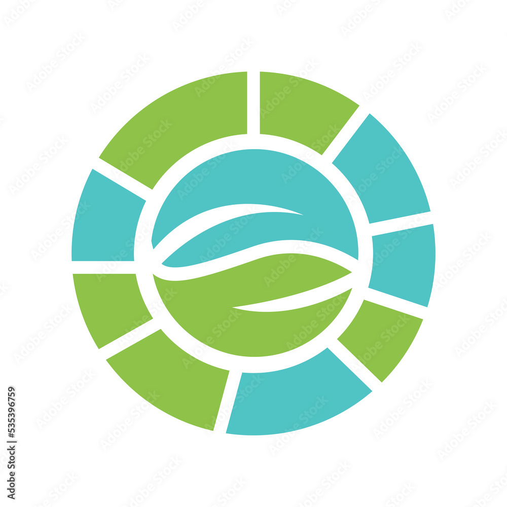 DNA leaf logo design. Health natural logo design DNA leaf logo design. Health natural logo design