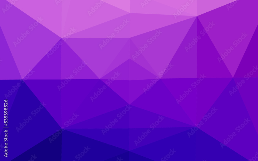 Light Purple vector polygon abstract backdrop. Light Purple vector polygon abstract backdrop.
