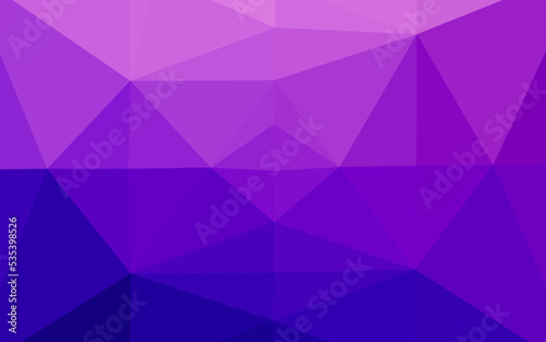 Light Purple vector polygon abstract backdrop.