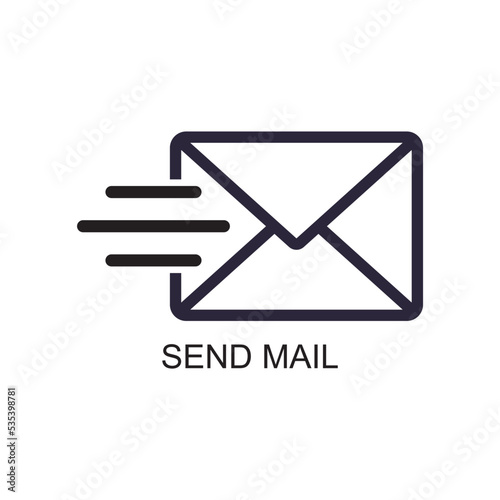 send mail icon , message icon