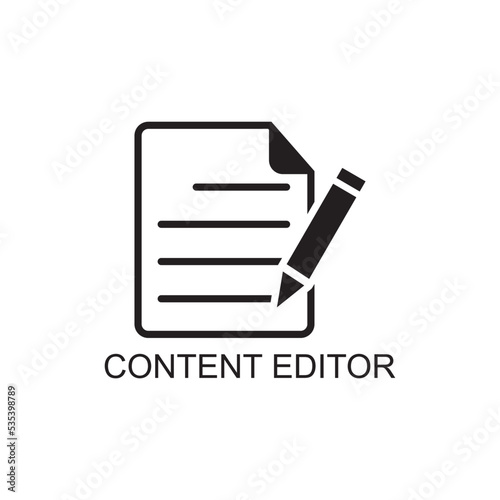 content editor icon , file icon