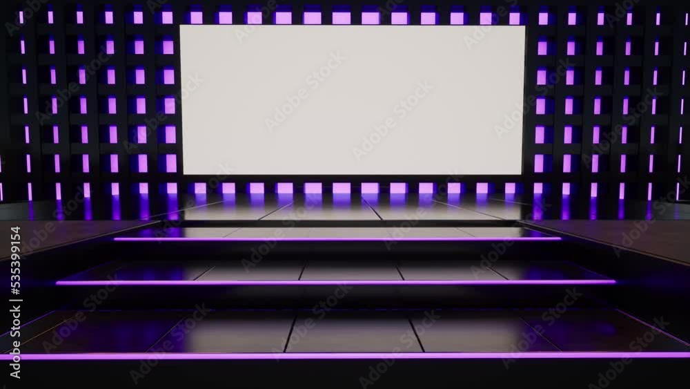 Animated background with colored lights with a white screen suitable for use in displaying a marketing product, a marketing video, or images for an advertised purpose.
Animated background with colored lights with a white screen suitable for use in displaying a marketing product, a marketing video, or images for an advertised purpose.
