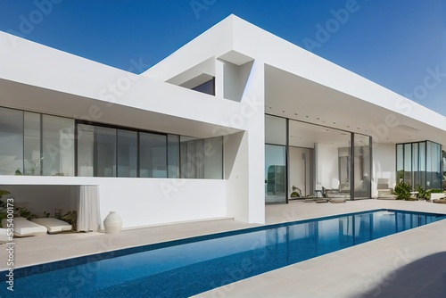Contemporary white house wi...