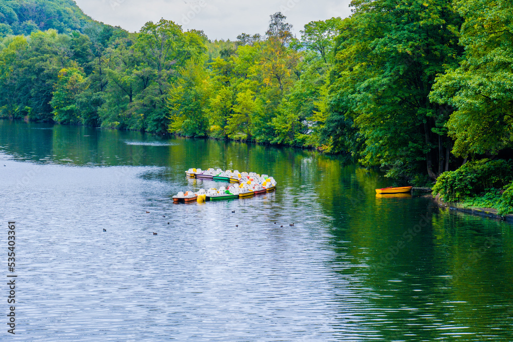 boats on the river