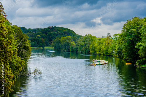 boat on the river