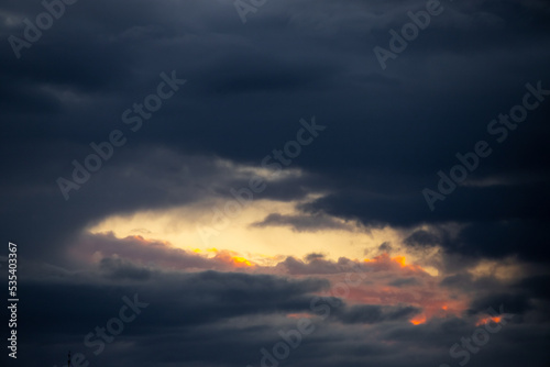Textur Hintergrund Abendhimmel stimmungsvoll © dk-fotowelt
